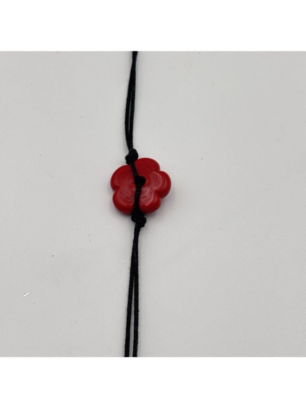 Handmade Painted Floral Butterfly Wind chime iron 21 inches long glass beads - Picture 15 of 16